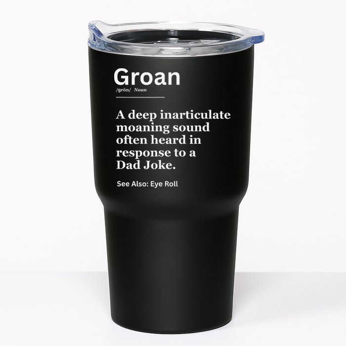 Groan A Deep Inarticulate Moaning Sound Heard After Dad Tumbler