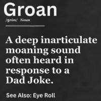 Groan A Deep Inarticulate Moaning Sound Heard After Dad 25L Jumbo Tote