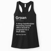 Groan A Deep Inarticulate Moaning Sound Heard After Dad Womens Tank Top