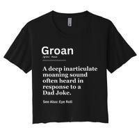 Groan A Deep Inarticulate Moaning Sound Heard After Dad Crop Top