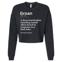 Groan A Deep Inarticulate Moaning Sound Heard After Dad Cropped Pullover Crew