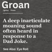 Groan A Deep Inarticulate Moaning Sound Heard After Dad Vector Backpack