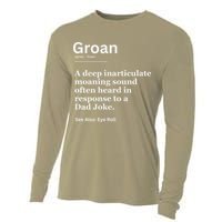 Groan A Deep Inarticulate Moaning Sound Heard After Dad Cooling Performance Long Sleeve Crew
