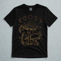 Goblincore Aesthetic Dark Academia Cottagecore Mushroom T-Shirt