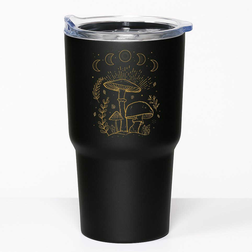 Goblincore Aesthetic Dark Academia Cottagecore Mushroom Tumbler