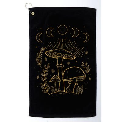 Goblincore Aesthetic Dark Academia Cottagecore Mushroom Golf Towel