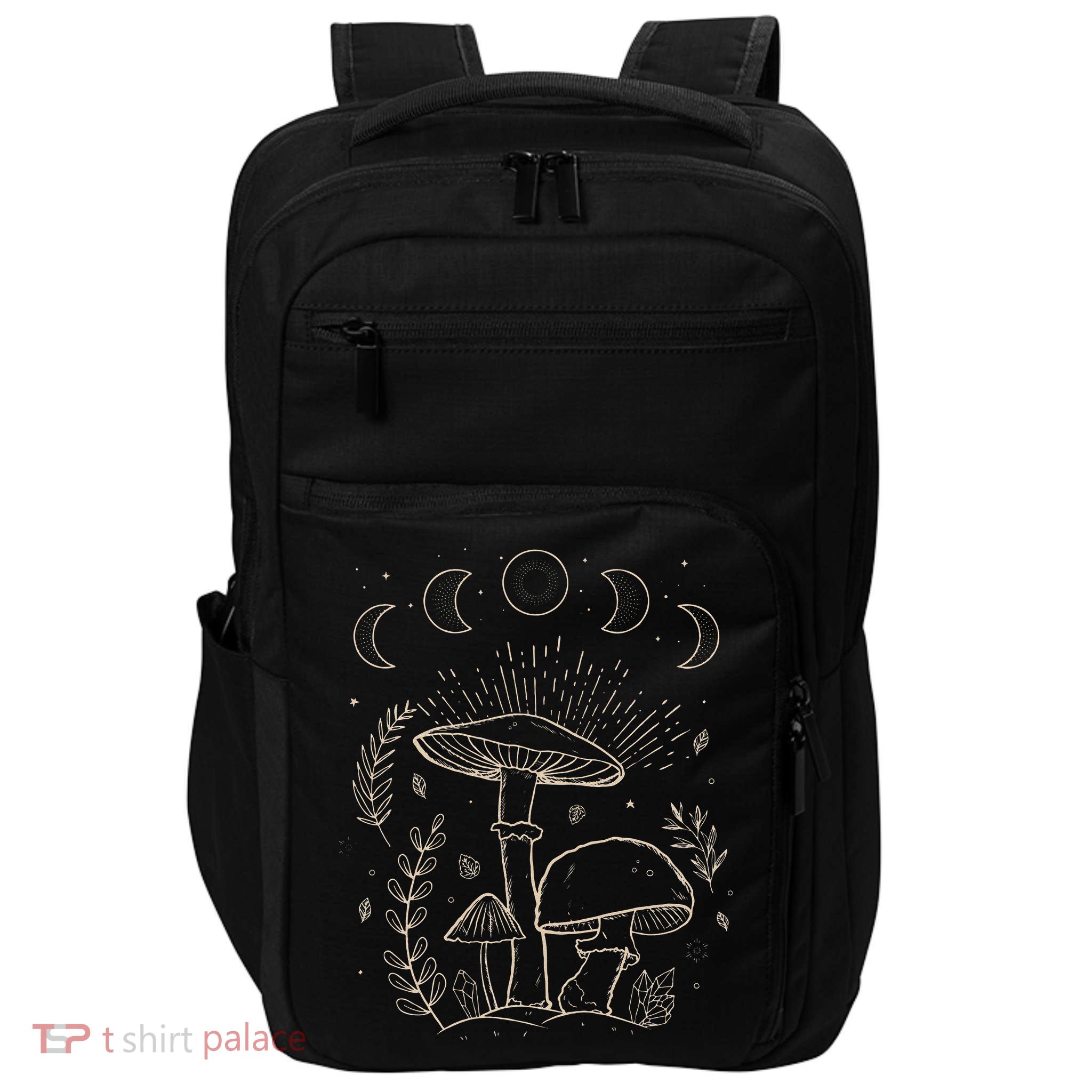 Goblincore Aesthetic Dark Academia Cottagecore Mushroom Impact Tech Backpack