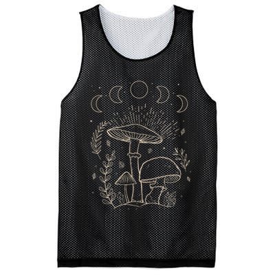 Goblincore Aesthetic Dark Academia Cottagecore Mushroom Mesh Reversible Basketball Jersey Tank
