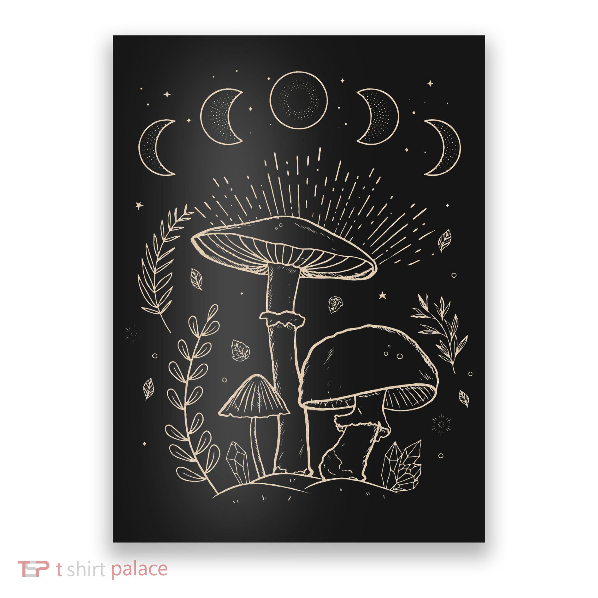 Goblincore Aesthetic Dark Academia Cottagecore Mushroom Poster