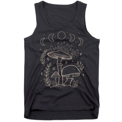 Goblincore Aesthetic Dark Academia Cottagecore Mushroom Tank Top