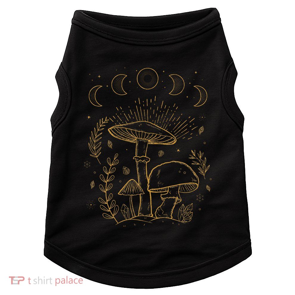 Goblincore Aesthetic Dark Academia Cottagecore Mushroom Doggie Tank
