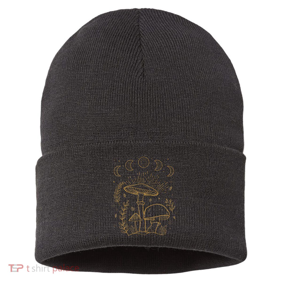 Goblincore Aesthetic Dark Academia Cottagecore Mushroom Sustainable Knit Beanie