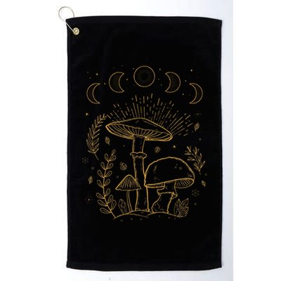 Goblincore Aesthetic Dark Academia Cottagecore Mushroom Golf Towel
