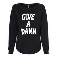 Give A Damn Womens California Wash Sweatshirt