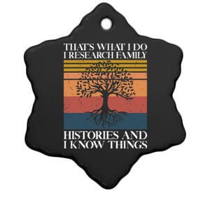 Genealogy Ancestry Dna Genealogist Family Tree Maker Ceramic Star Ornament