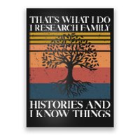 Genealogy Ancestry Dna Genealogist Family Tree Maker Poster