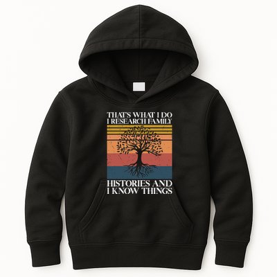 Genealogy Ancestry Dna Genealogist Family Tree Maker Kids Hoodie