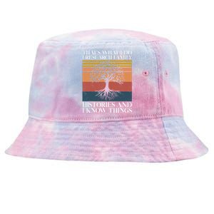 Genealogy Ancestry Dna Genealogist Family Tree Maker Tie-Dyed Bucket Hat