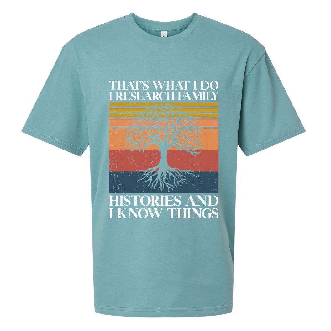Genealogy Ancestry Dna Genealogist Family Tree Maker Sueded Cloud Jersey T-Shirt