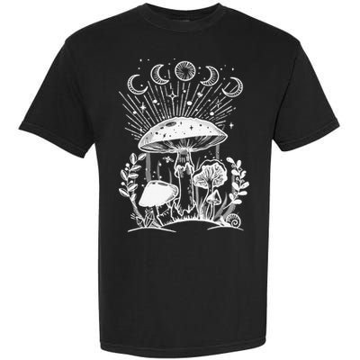 Goblincore Aesthetic Dark Academia Cottagecore Mushroom Garment-Dyed Heavyweight T-Shirt