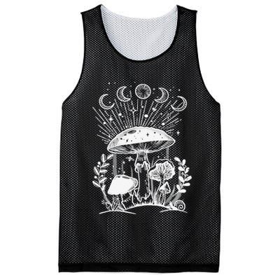 Goblincore Aesthetic Dark Academia Cottagecore Mushroom Mesh Reversible Basketball Jersey Tank