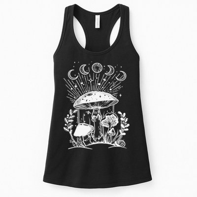 Goblincore Aesthetic Dark Academia Cottagecore Mushroom Womens Tank Top