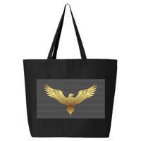 Gold American Eagle On Flag 25L Jumbo Tote