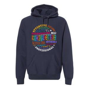 Groovy Academic Engagement Teacher Squad Premium Hoodie