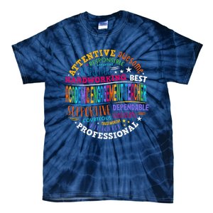 Groovy Academic Engagement Teacher Squad Tie-Dye T-Shirt