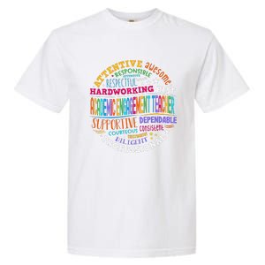 Groovy Academic Engagement Teacher Squad Garment-Dyed Heavyweight T-Shirt