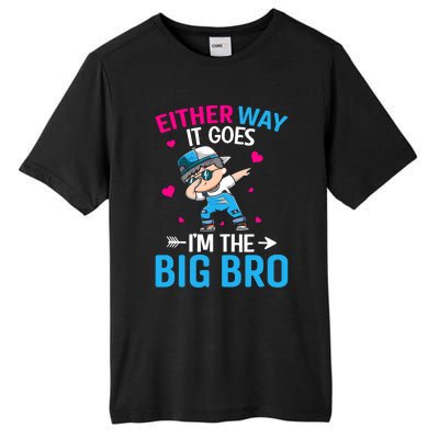 Gender Announcement Either Way It Goes Im The Big Bro Tall Fusion ChromaSoft Performance T-Shirt