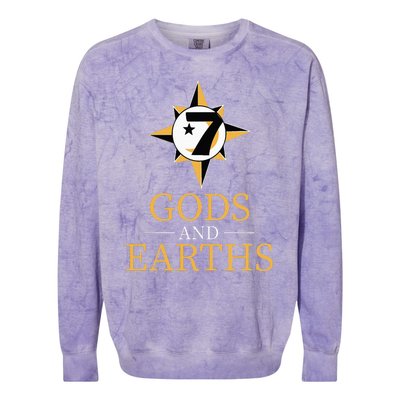 Gods And Earths Five Percent Nation Five Percenter Colorblast Crewneck Sweatshirt