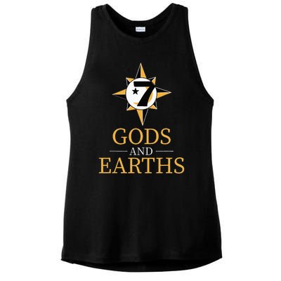 Gods And Earths Five Percent Nation Five Percenter Ladies PosiCharge Tri-Blend Wicking Tank