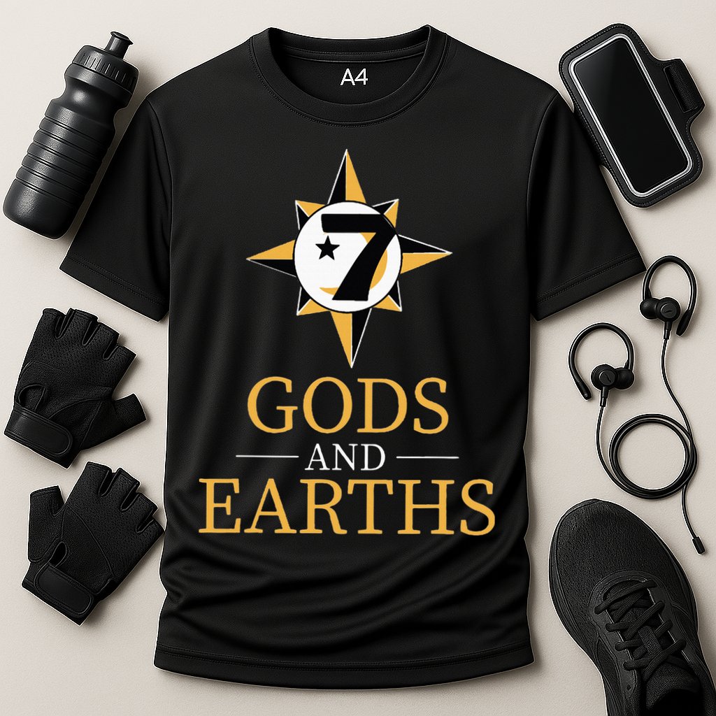 Gods And Earths Five Percent Nation Five Percenter Cooling Performance Crew T-Shirt