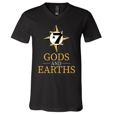 Gods And Earths Five Percent Nation Five Percenter V-Neck T-Shirt