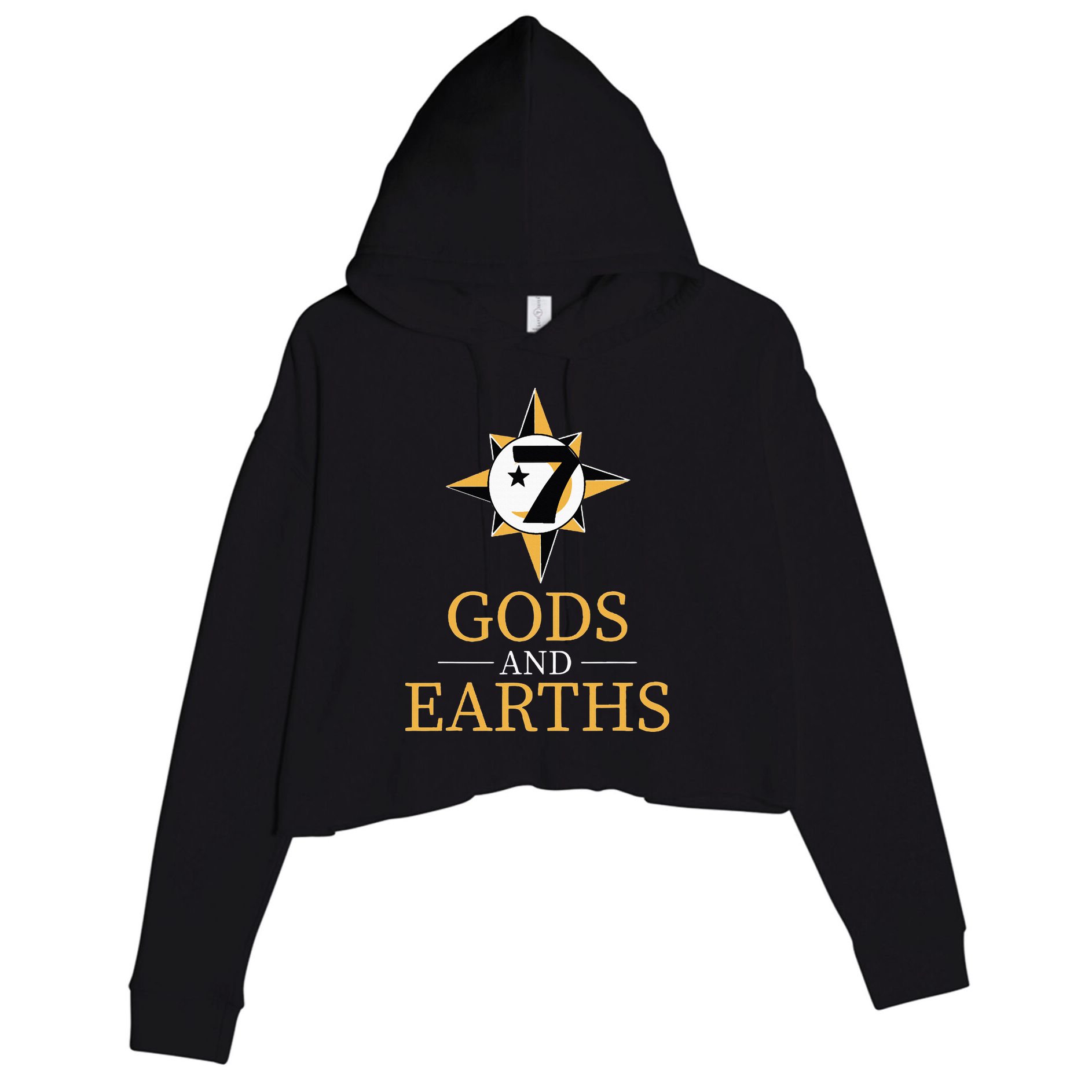 Gods And Earths Five Percent Nation Five Percenter Crop Fleece Hoodie