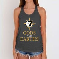 Gods And Earths Five Percent Nation Five Percenter Women's Knotted Racerback Tank