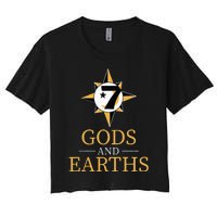 Gods And Earths Five Percent Nation Five Percenter Women's Crop Top Tee