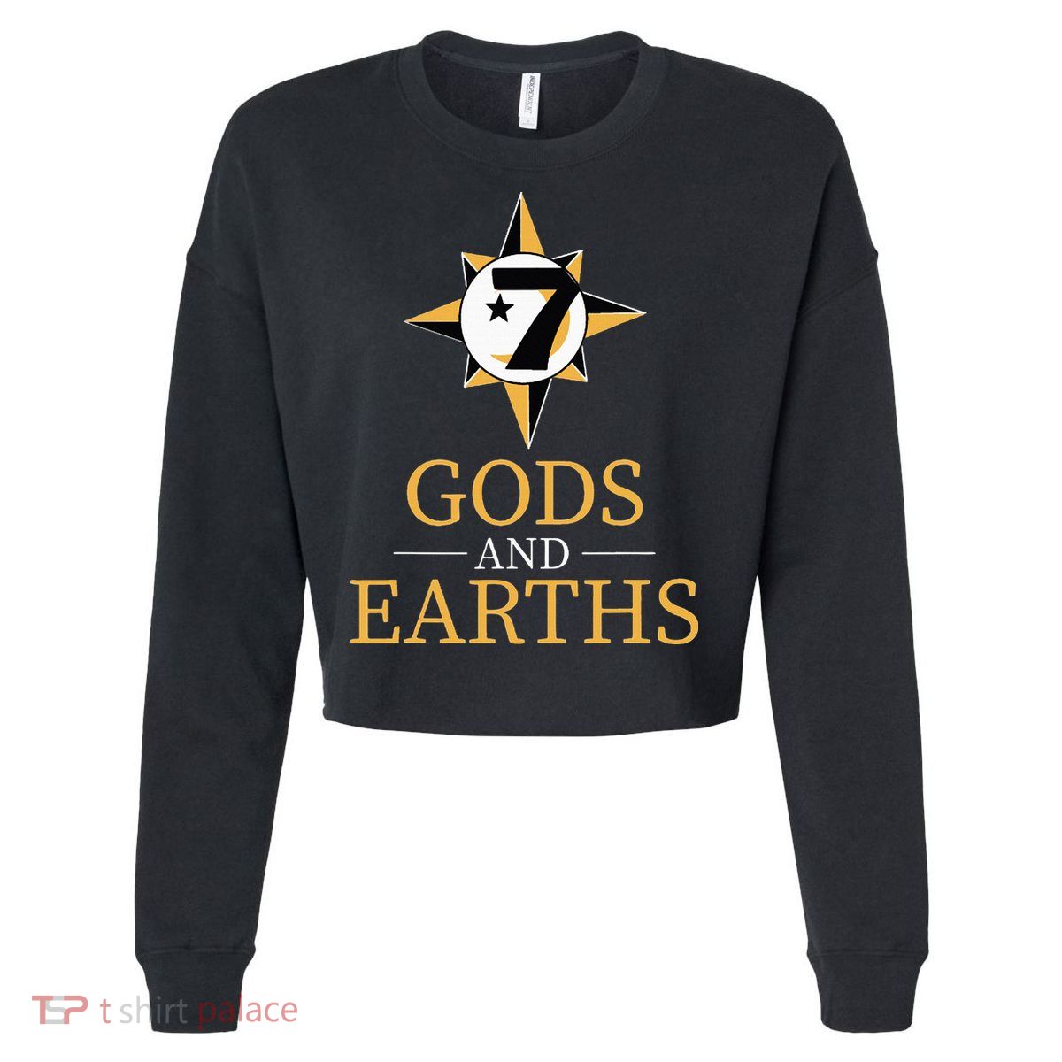 Gods And Earths Five Percent Nation Five Percenter Cropped Pullover Crew