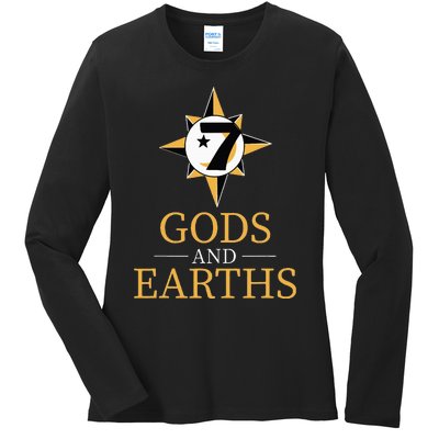 Gods And Earths Five Percent Nation Five Percenter Ladies Long Sleeve Shirt