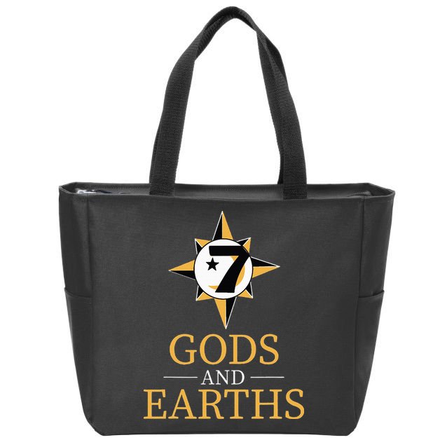 Gods And Earths Five Percent Nation Five Percenter Zip Tote Bag