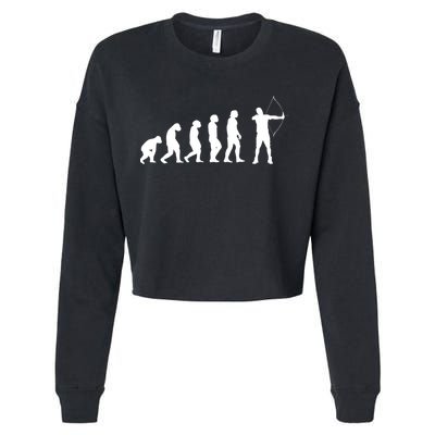 Great Archery Evolution Gift Bow And Arrow Cropped Pullover Crew