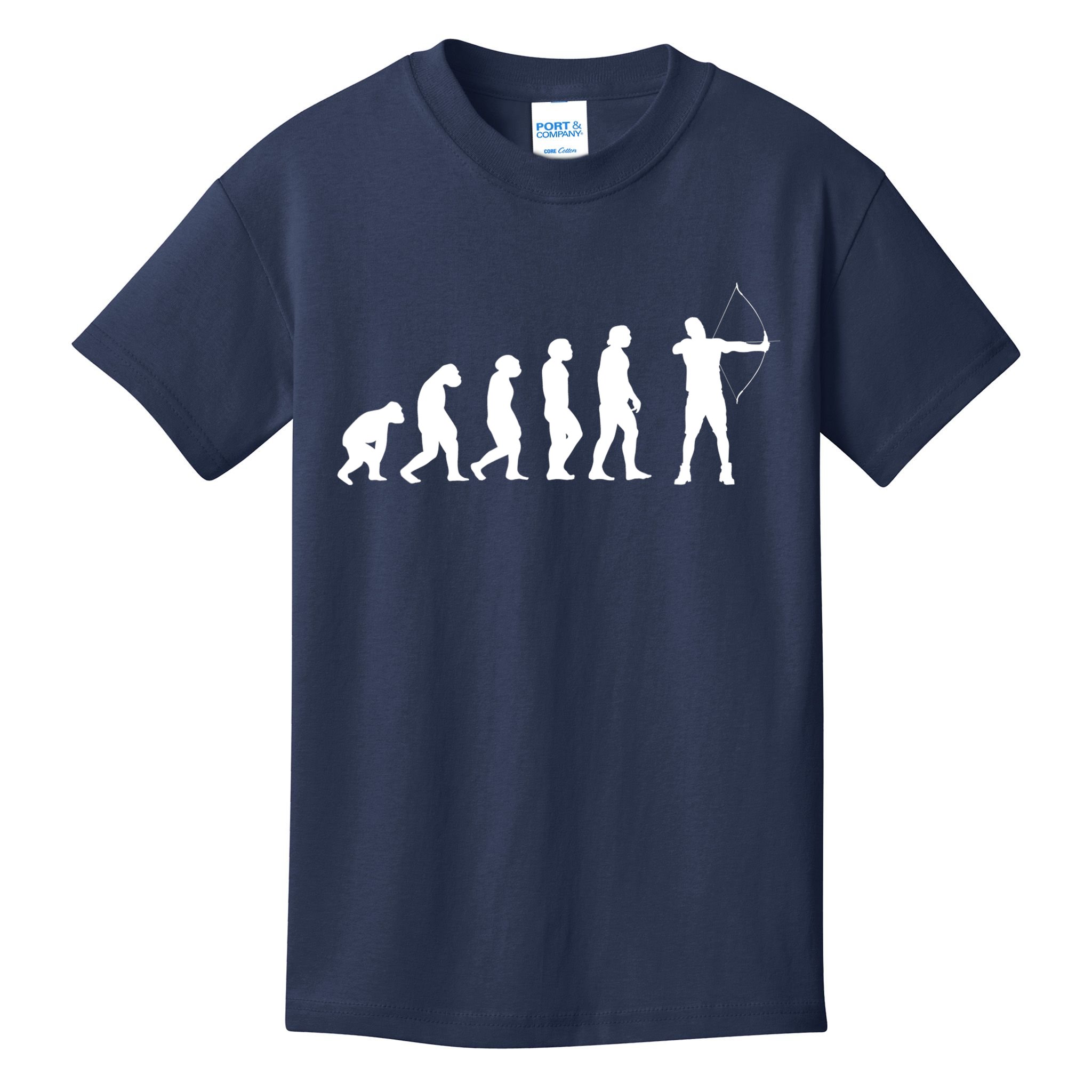 Great Archery Evolution Gift Bow And Arrow Kids T-Shirt