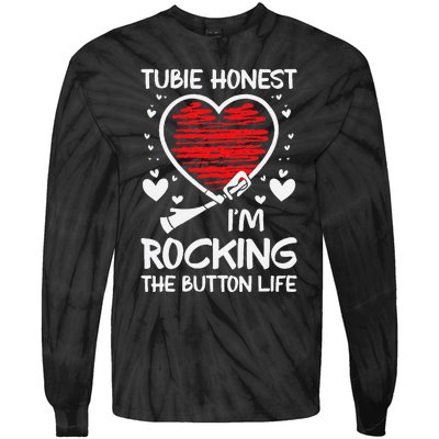 Gtube Accessories For Babies Feeding Tube Awareness G Tube Tie-Dye Long Sleeve Shirt