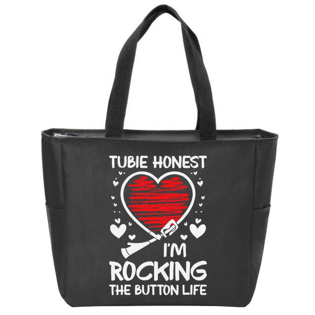 Gtube Accessories For Babies Feeding Tube Awareness G Tube Zip Tote Bag