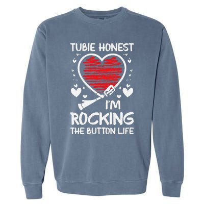 Gtube Accessories For Babies Feeding Tube Awareness G Tube Garment-Dyed Sweatshirt