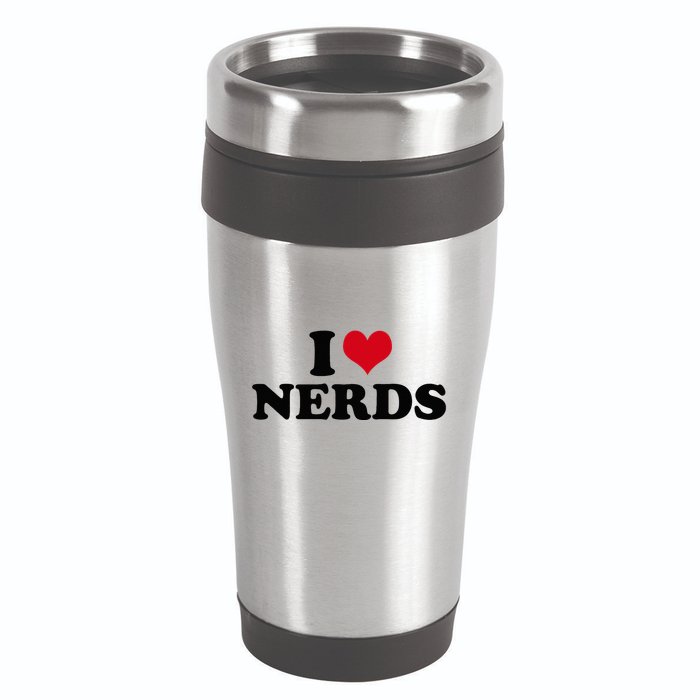 Geeky Affection for Nerds 16oz Travel Tumbler
