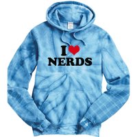 Geeky Affection for Nerds Tie Dye Hoodie