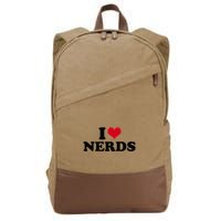 Geeky Affection for Nerds Cotton Canvas Backpack