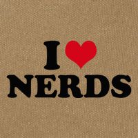 Geeky Affection for Nerds Cotton Canvas Backpack